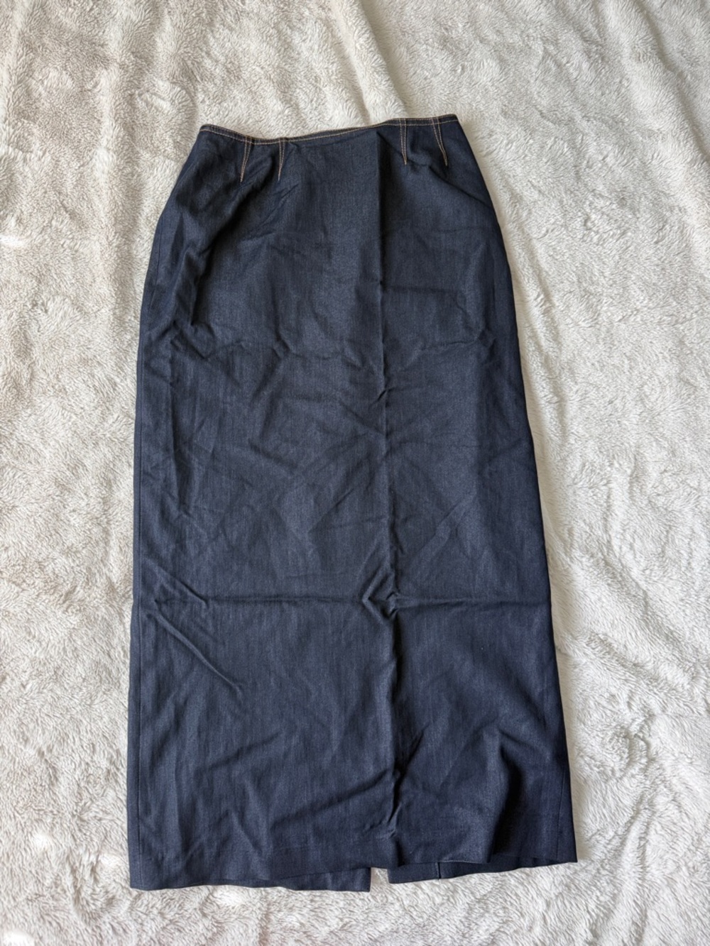Ecco Dark Navy Pencil Skirt